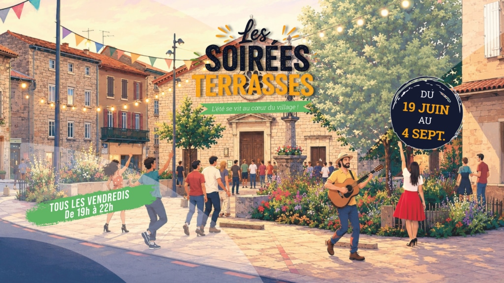 Les Soirées Terrasses : un nouveau rendez-vous estival au cœur du village